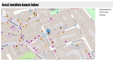 Lageplan esc medien kunst labor